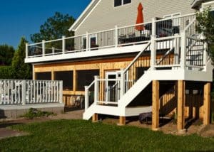 Photo Galleries Trex Wood Combination Decks Rock Solid Builders Inc