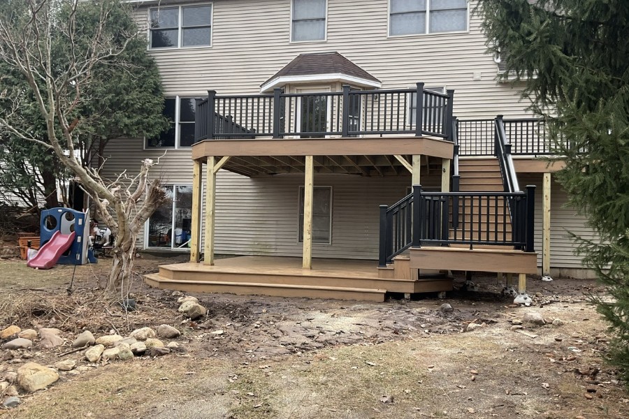 Timbertech® Decking with Trex® Railings in Cary
