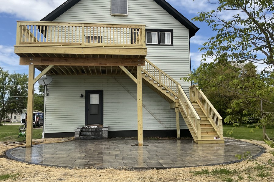 Treated Wood Deck in Ringwood