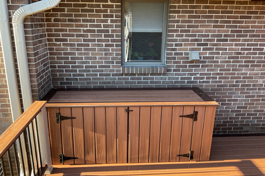 Trex® Transcend Storage Box in Tiki Torch