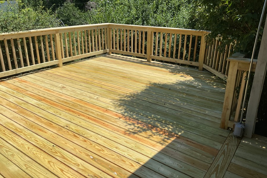 Wood Deck in Woodstock